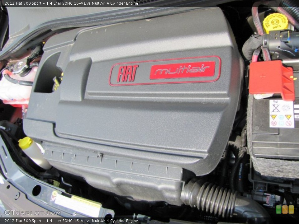 1.4 Liter SOHC 16-Valve MultiAir 4 Cylinder Engine for the 2012 Fiat 500 #56324222