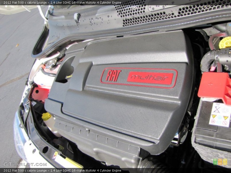1.4 Liter SOHC 16-Valve MultiAir 4 Cylinder Engine for the 2012 Fiat 500 #56324816