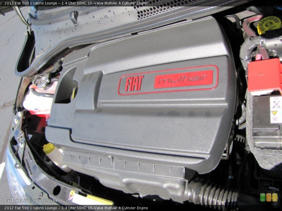 1.4 Liter SOHC 16-Valve MultiAir 4 Cylinder Engine for the 2012 Fiat 500 #56324933