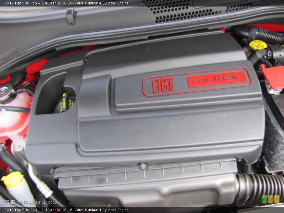 1.4 Liter SOHC 16-Valve MultiAir 4 Cylinder Engine for the 2012 Fiat 500 #56325170