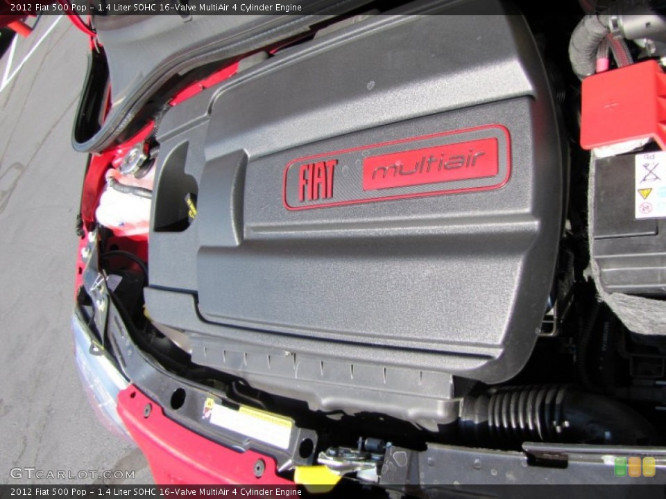 1.4 Liter SOHC 16-Valve MultiAir 4 Cylinder Engine for the 2012 Fiat 500 #56327915
