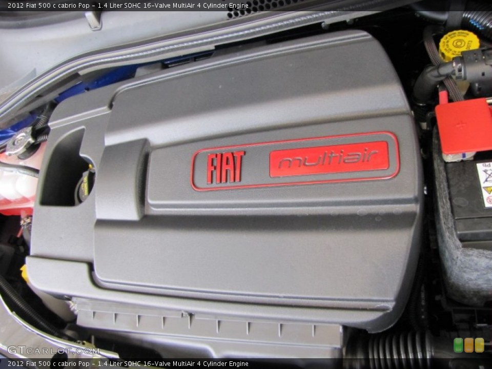 1.4 Liter SOHC 16-Valve MultiAir 4 Cylinder Engine for the 2012 Fiat 500 #56328164