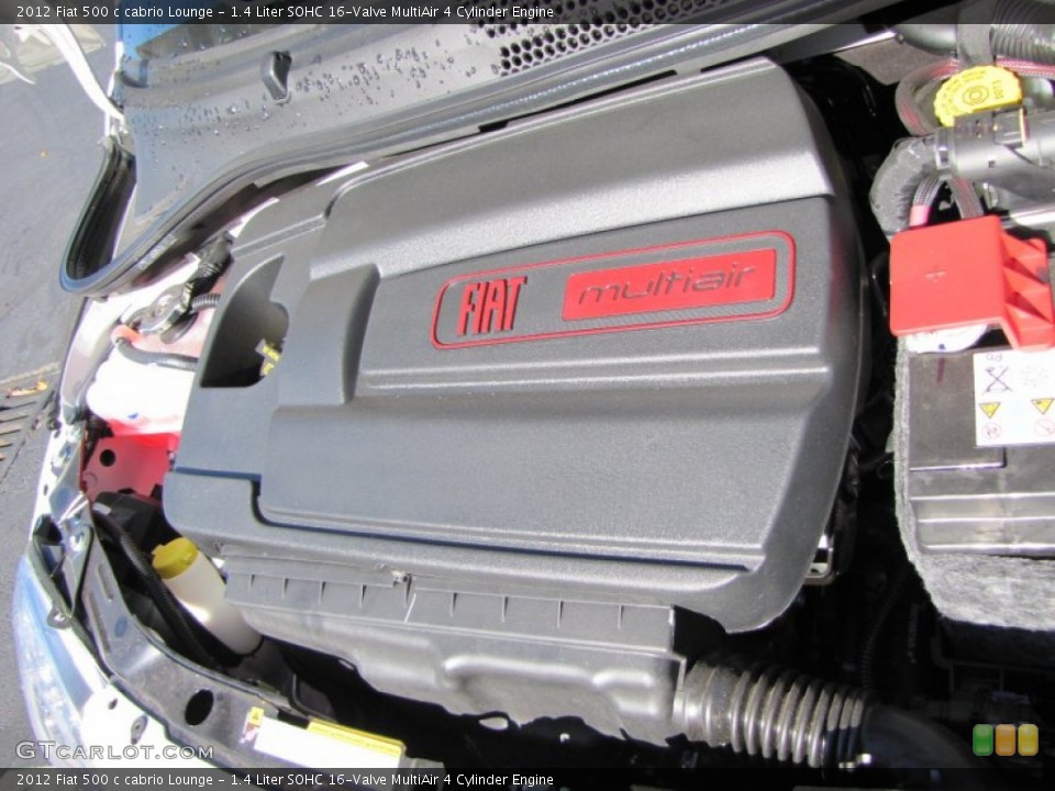 1.4 Liter SOHC 16-Valve MultiAir 4 Cylinder Engine for the 2012 Fiat 500 #56328962