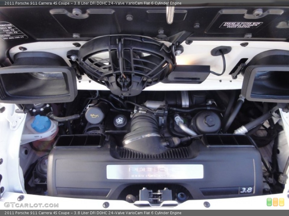 3.8 Liter DFI DOHC 24-Valve VarioCam Flat 6 Cylinder Engine for the 2011 Porsche 911 #56334936