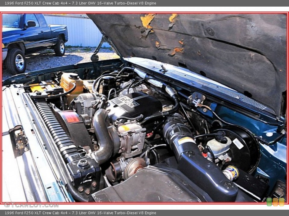7.3 Liter OHV 16-Valve Turbo-Diesel V8 Engine for the 1996 Ford F250 #56340226