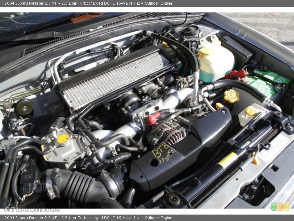 2.5 Liter Turbocharged DOHC 16-Valve Flat 4 Cylinder Engine for the 2004 Subaru Forester #56347310