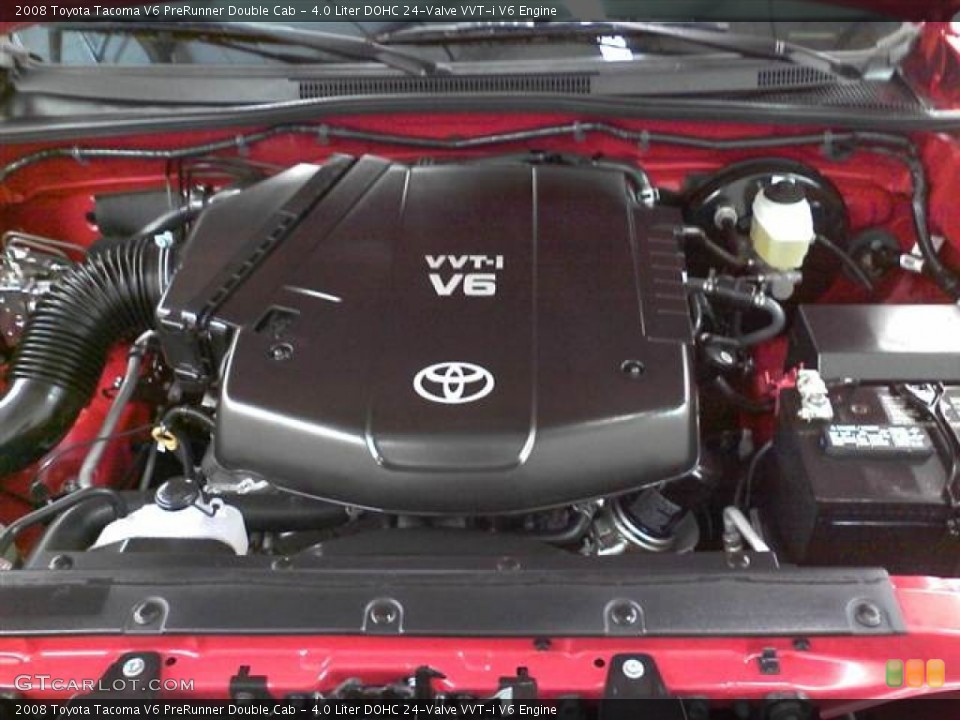 4.0 Liter DOHC 24-Valve VVT-i V6 Engine for the 2008 Toyota Tacoma #56349490