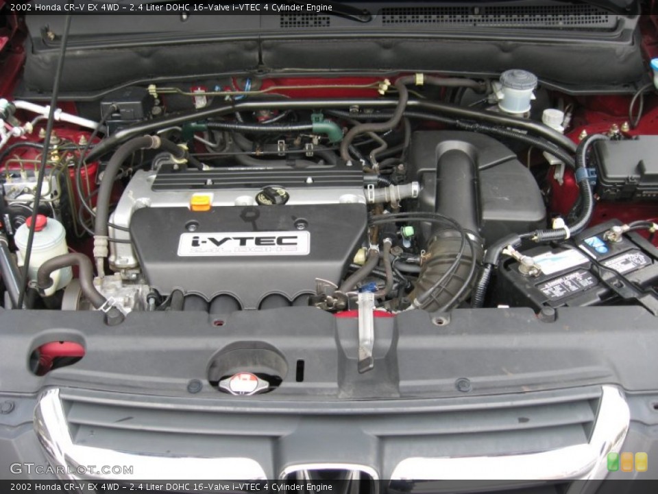 2.4 Liter DOHC 16-Valve i-VTEC 4 Cylinder Engine for the 2002 Honda CR-V #56366362