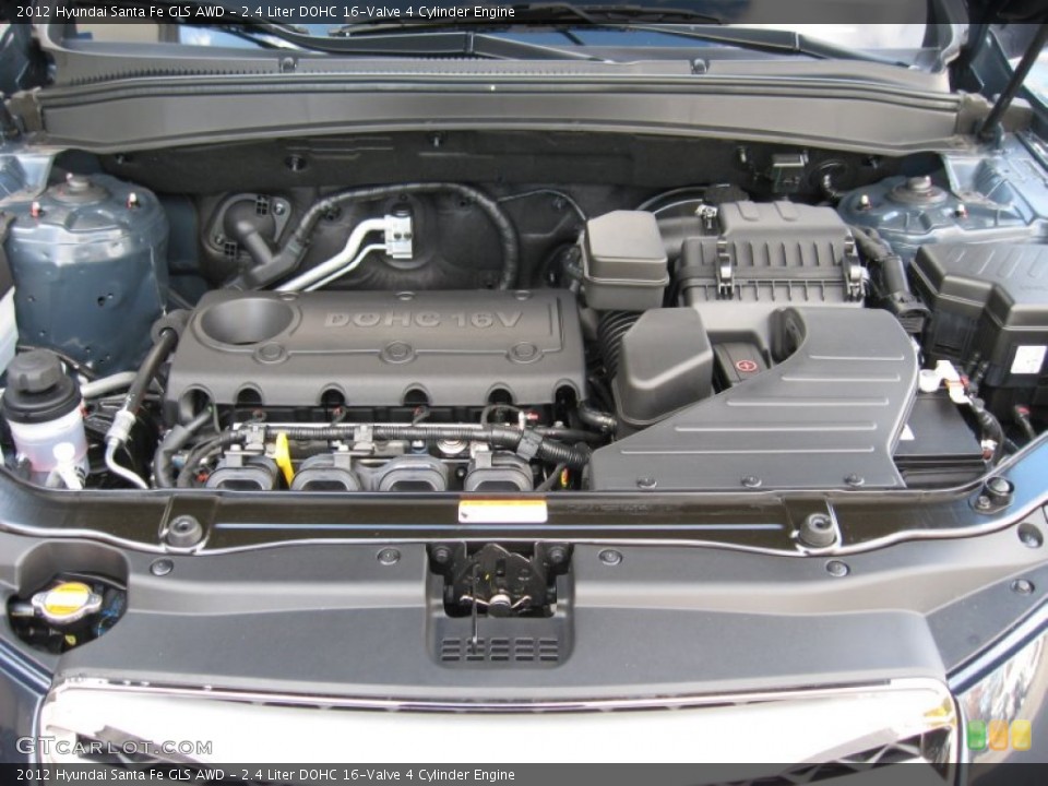 2.4 Liter DOHC 16-Valve 4 Cylinder Engine for the 2012 Hyundai Santa Fe #56367409