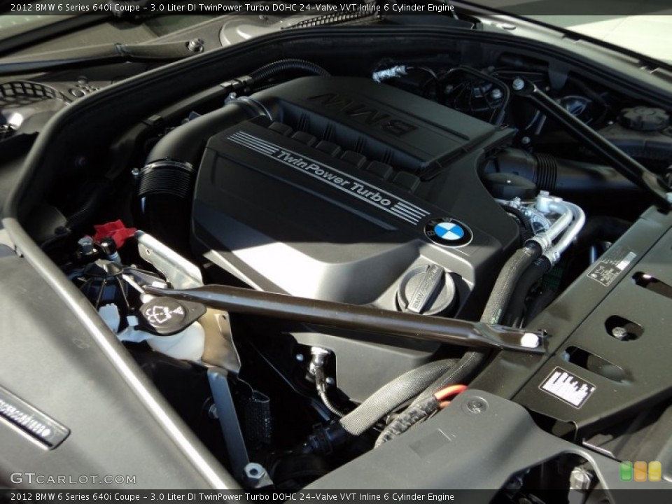 3.0 Liter DI TwinPower Turbo DOHC 24-Valve VVT Inline 6 Cylinder Engine for the 2012 BMW 6 Series #56370448