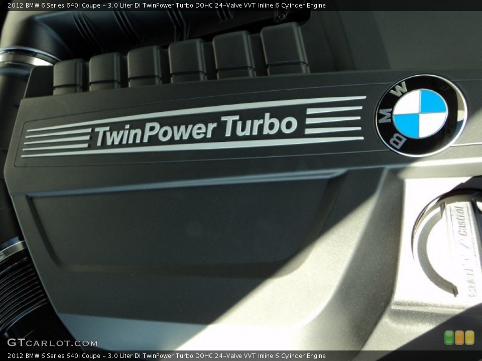 3.0 Liter DI TwinPower Turbo DOHC 24-Valve VVT Inline 6 Cylinder Engine for the 2012 BMW 6 Series #56370464