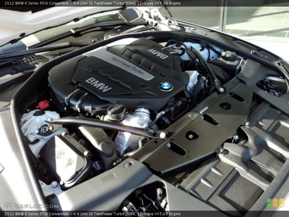 4.4 Liter DI TwinPower Turbo DOHC 32-Valve VVT V8 Engine for the 2012 BMW 6 Series #56370643