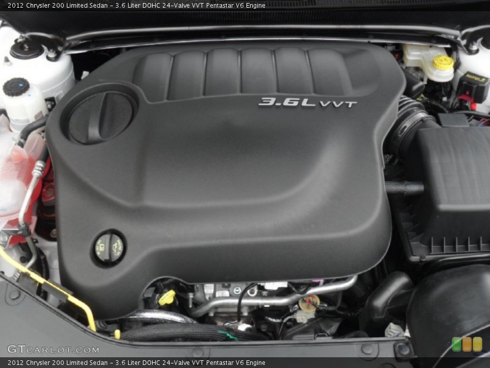 3.6 Liter DOHC 24-Valve VVT Pentastar V6 Engine for the 2012 Chrysler 200 #56385550