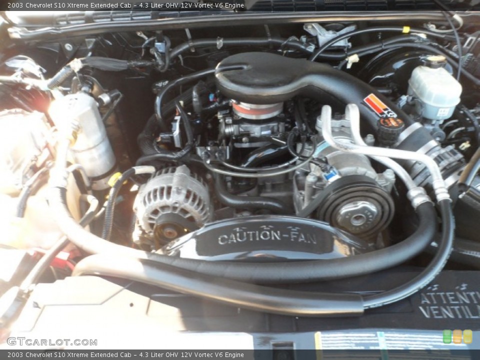 4.3 Liter OHV 12V Vortec V6 Engine for the 2003 Chevrolet S10 #56388748