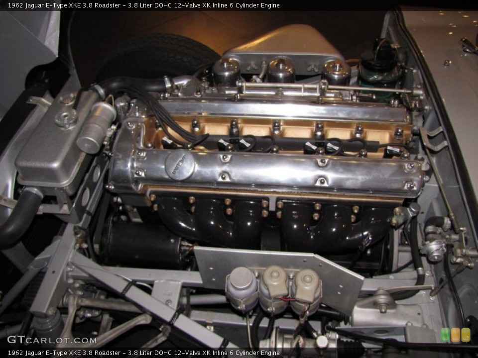 3.8 Liter DOHC 12-Valve XK Inline 6 Cylinder Engine for the 1962 Jaguar E-Type #56397139