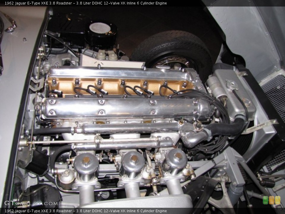 3.8 Liter DOHC 12-Valve XK Inline 6 Cylinder Engine for the 1962 Jaguar E-Type #56397148