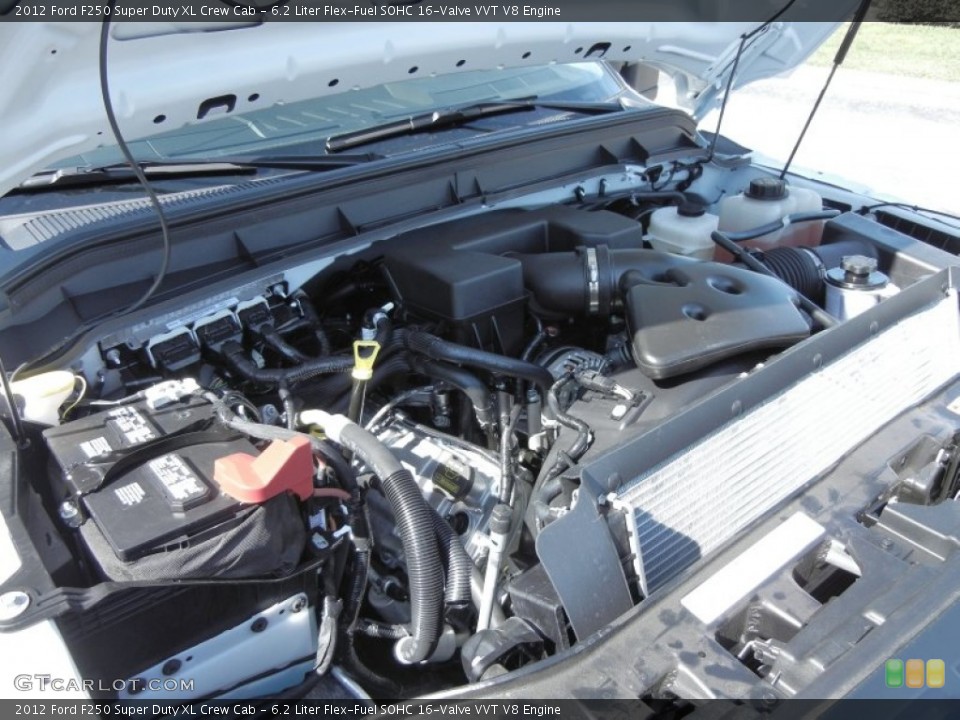 6.2 Liter Flex-Fuel SOHC 16-Valve VVT V8 Engine for the 2012 Ford F250 Super Duty #56400289