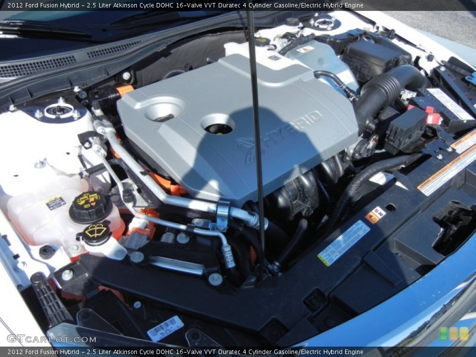 2.5 Liter Atkinson Cycle DOHC 16-Valve VVT Duratec 4 Cylinder Gasoline/Electric Hybrid Engine for the 2012 Ford Fusion #56400412