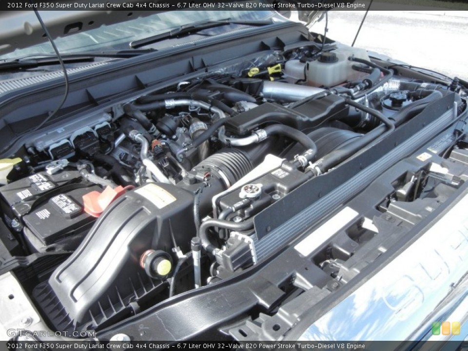 6.7 Liter OHV 32-Valve B20 Power Stroke Turbo-Diesel V8 Engine for the 2012 Ford F350 Super Duty #56401390