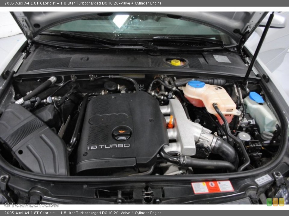 1.8 Liter Turbocharged DOHC 20-Valve 4 Cylinder 2005 Audi A4 Engine