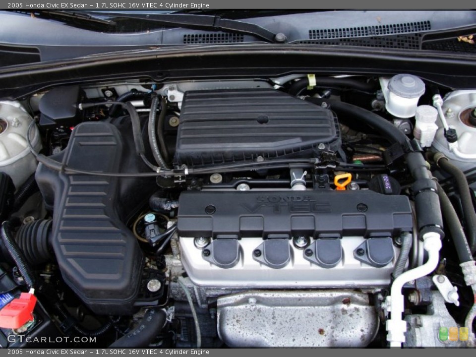 1.7L SOHC 16V VTEC 4 Cylinder Engine for the 2005 Honda Civic #56406781