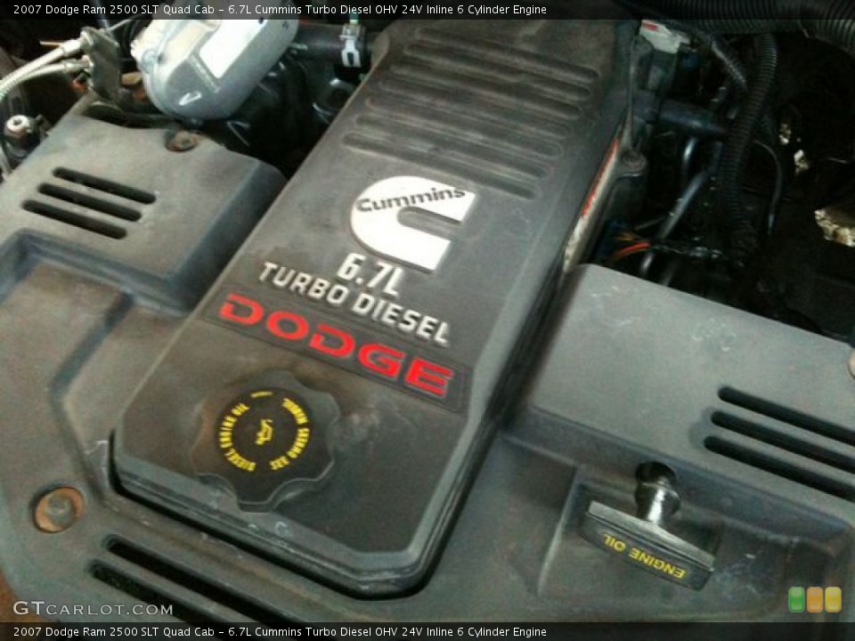 6.7L Cummins Turbo Diesel OHV 24V Inline 6 Cylinder Engine for the 2007 Dodge Ram 2500 #56410073