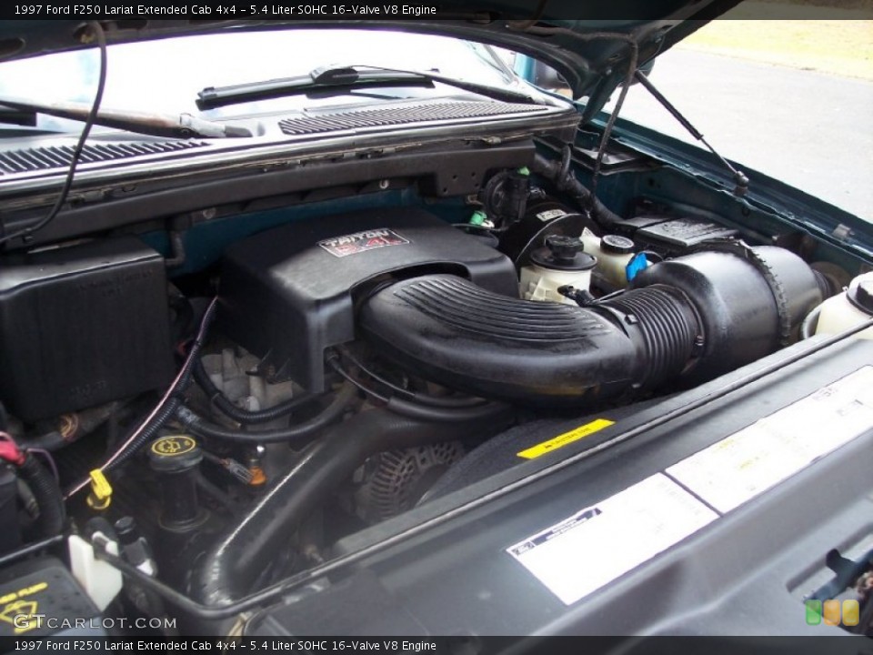 5.4 Liter SOHC 16-Valve V8 1997 Ford F250 Engine