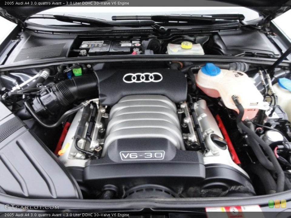 3.0 Liter DOHC 30-Valve V6 Engine for the 2005 Audi A4 #56422627