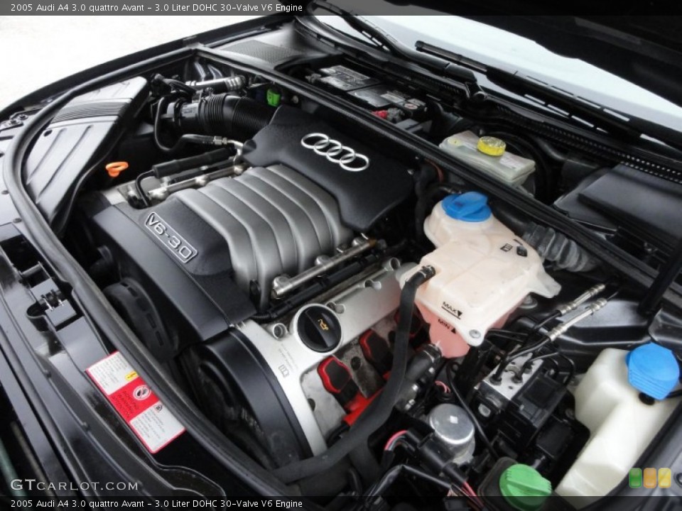 3.0 Liter DOHC 30-Valve V6 Engine for the 2005 Audi A4 #56422636