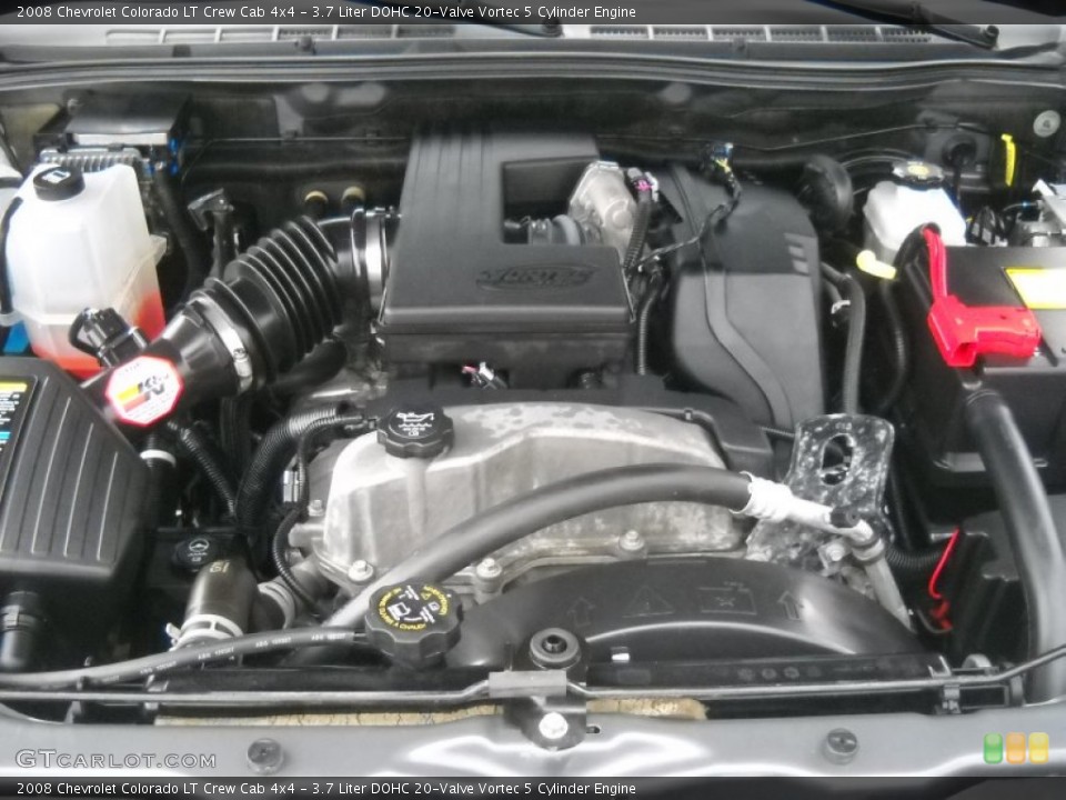3.7 Liter DOHC 20-Valve Vortec 5 Cylinder Engine for the 2008 Chevrolet Colorado #56438701