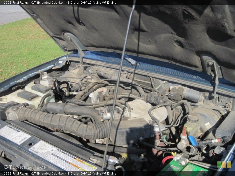 3.0 Liter OHV 12-Valve V6 Engine for the 1998 Ford Ranger #56443889