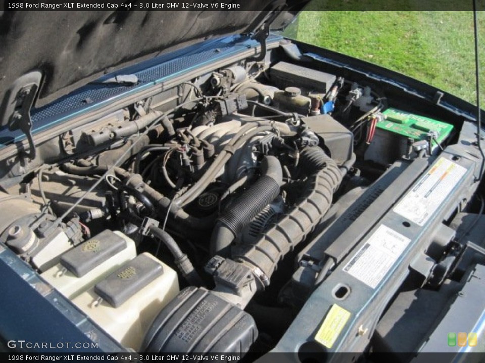3.0 Liter OHV 12-Valve V6 Engine for the 1998 Ford Ranger #56443895
