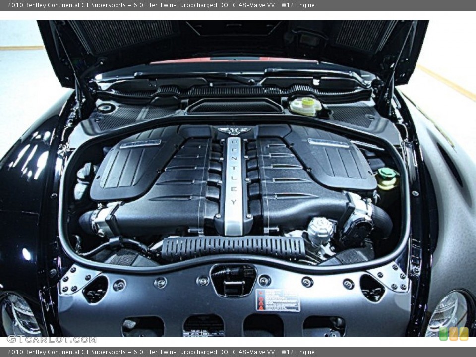 6.0 Liter Twin-Turbocharged DOHC 48-Valve VVT W12 Engine for the 2010 Bentley Continental GT #56450924