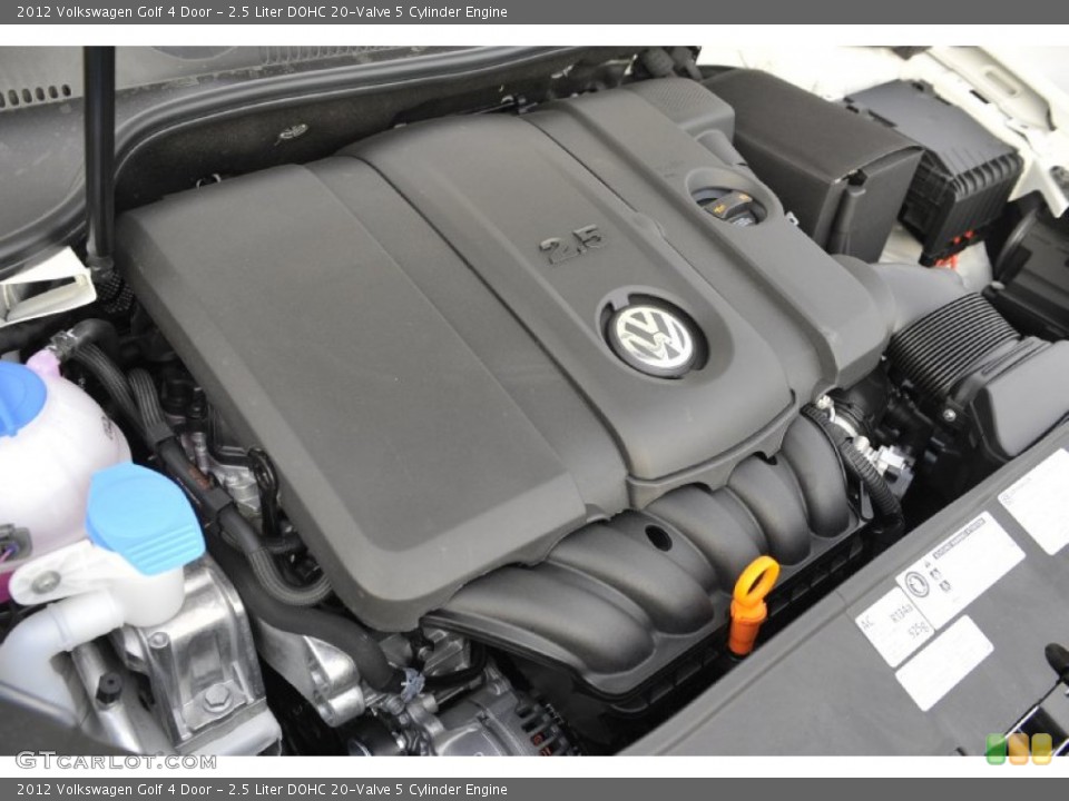 2.5 Liter DOHC 20-Valve 5 Cylinder Engine for the 2012 Volkswagen Golf #56479182