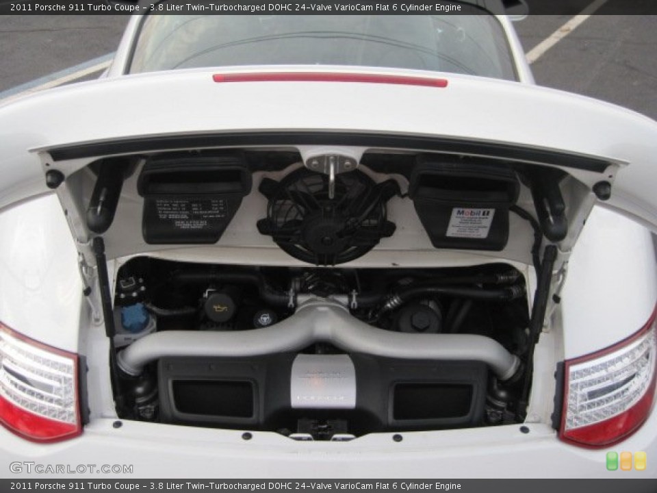 3.8 Liter Twin-Turbocharged DOHC 24-Valve VarioCam Flat 6 Cylinder Engine for the 2011 Porsche 911 #56482212