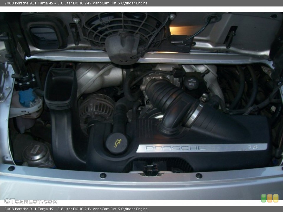 3.8 Liter DOHC 24V VarioCam Flat 6 Cylinder Engine for the 2008 Porsche 911 #56492424