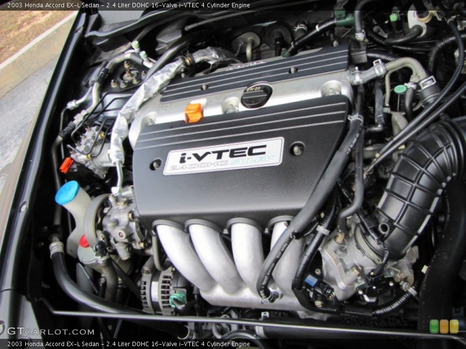 2.4 Liter DOHC 16-Valve i-VTEC 4 Cylinder Engine for the 2003 Honda Accord #56492475