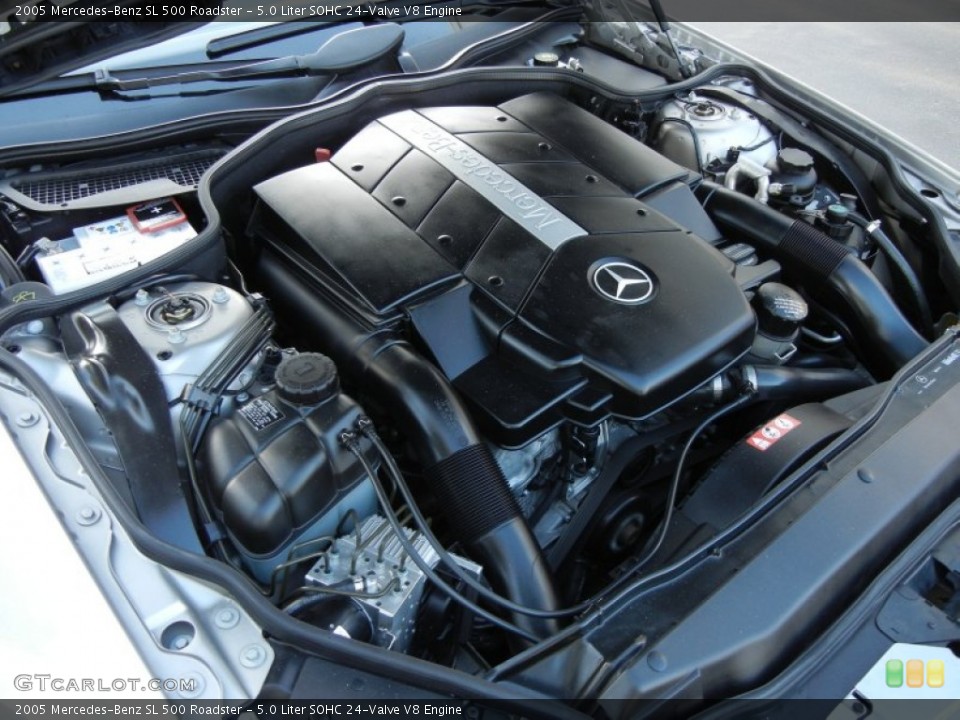 5.0 Liter SOHC 24-Valve V8 Engine for the 2005 Mercedes-Benz SL #56504826