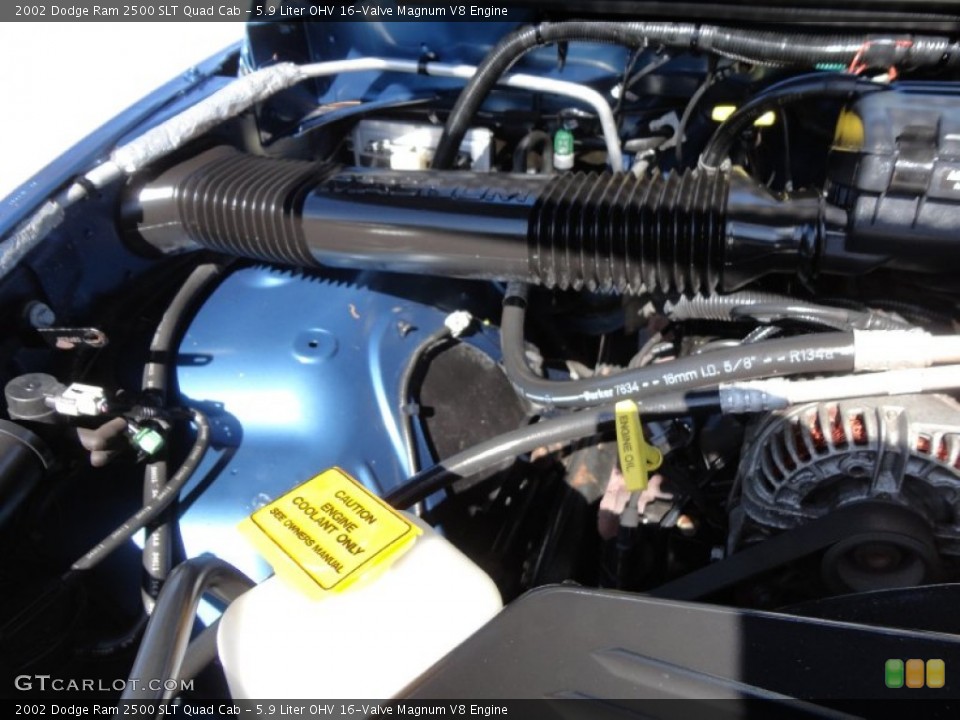5.9 Liter OHV 16-Valve Magnum V8 Engine for the 2002 Dodge Ram 2500 #56507997