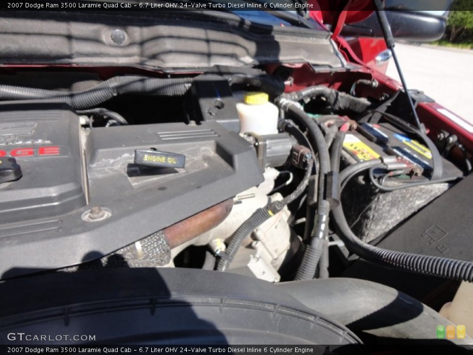 6.7 Liter OHV 24-Valve Turbo Diesel Inline 6 Cylinder Engine for the 2007 Dodge Ram 3500 #56508219