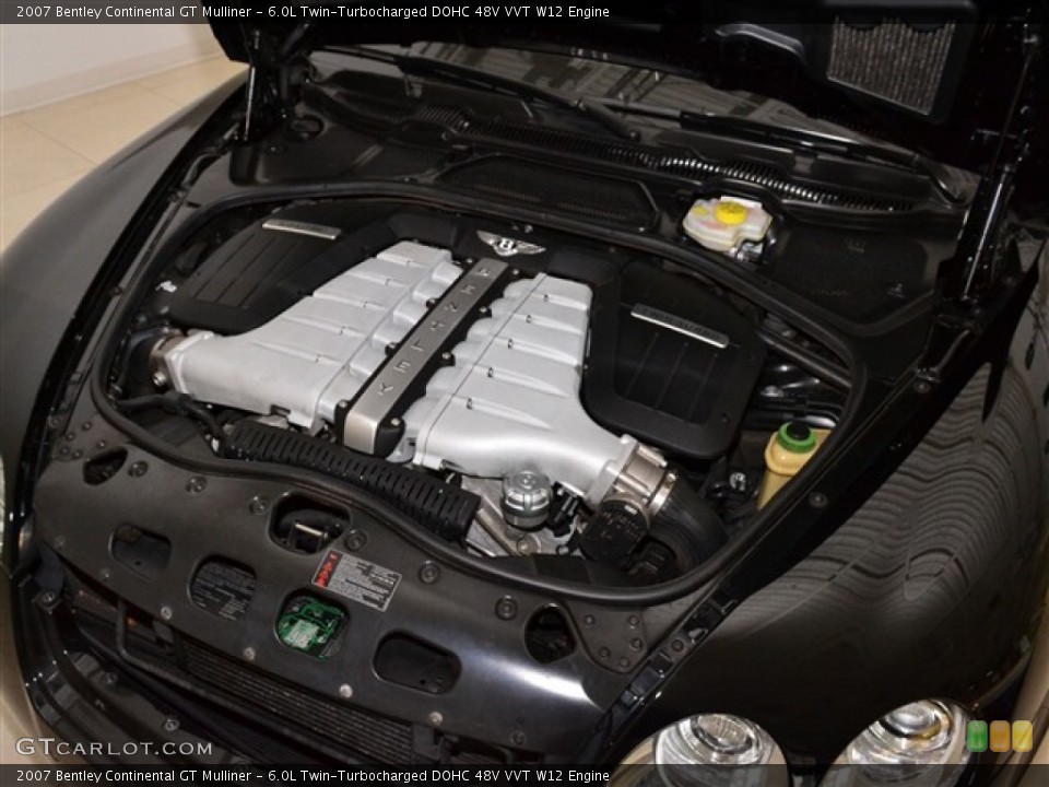 6.0L Twin-Turbocharged DOHC 48V VVT W12 Engine for the 2007 Bentley Continental GT #56511090