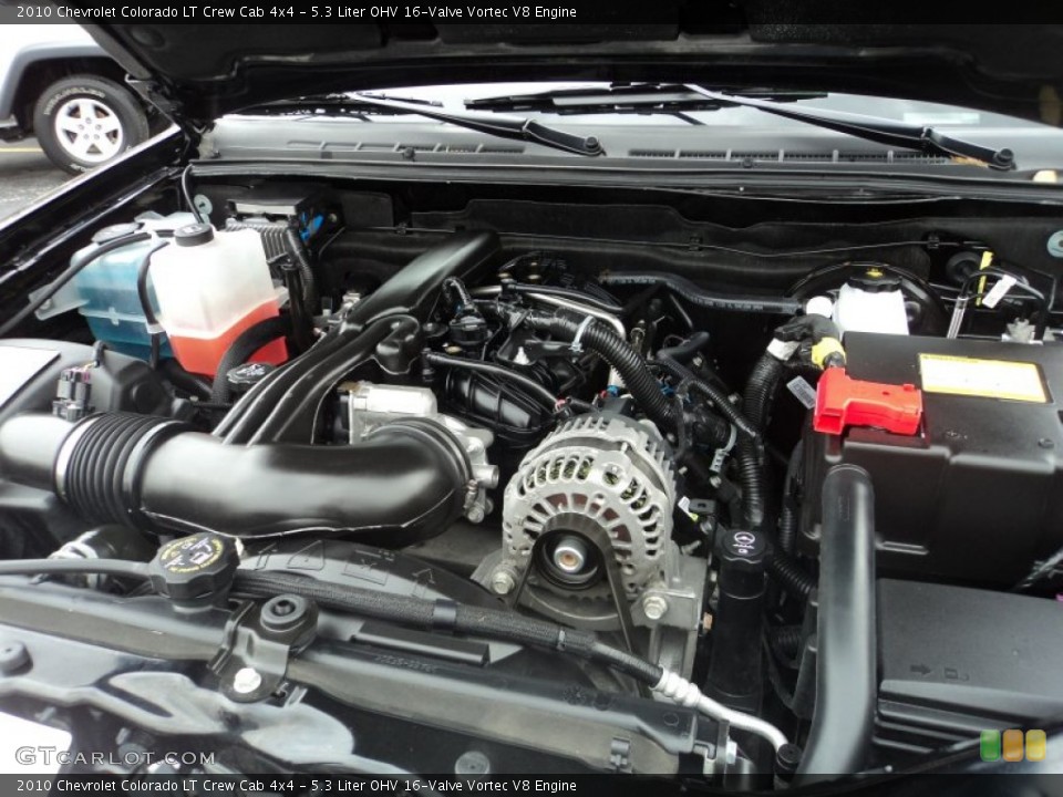 5.3 Liter OHV 16-Valve Vortec V8 2010 Chevrolet Colorado Engine