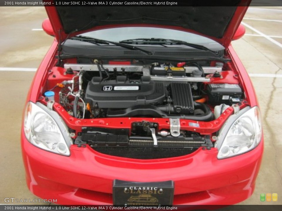 1.0 Liter SOHC 12-Valve IMA 3 Cylinder Gasoline/Electric Hybrid 2001 Honda Insight Engine