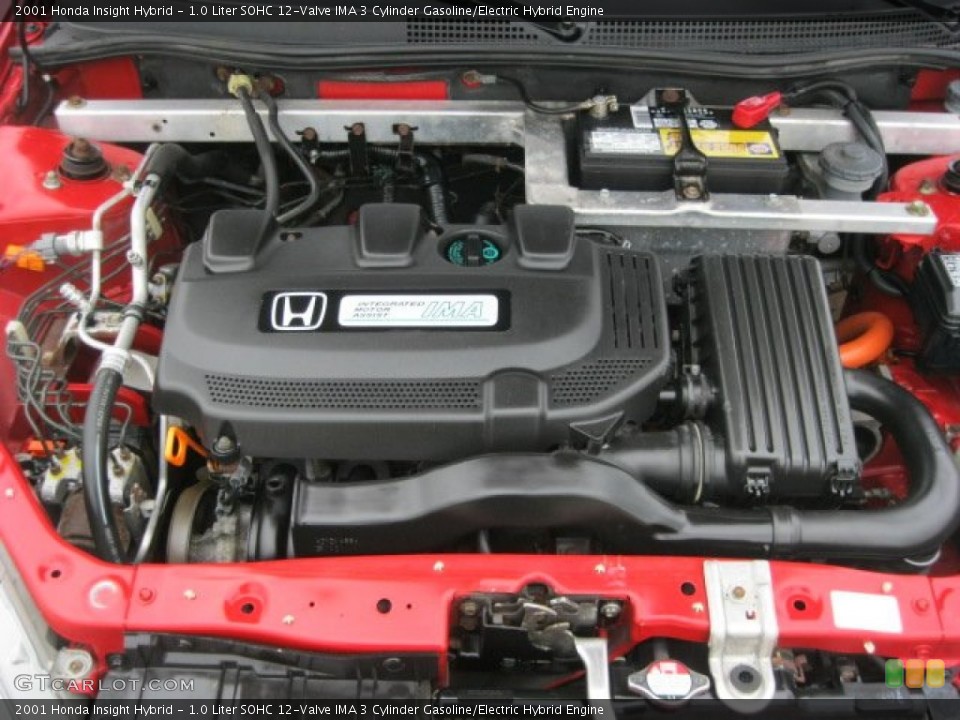 1.0 Liter SOHC 12-Valve IMA 3 Cylinder Gasoline/Electric Hybrid Engine for the 2001 Honda Insight #56512260
