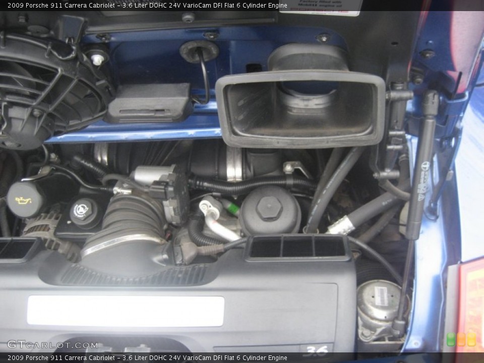 3.6 Liter DOHC 24V VarioCam DFI Flat 6 Cylinder Engine for the 2009 Porsche 911 #56516113