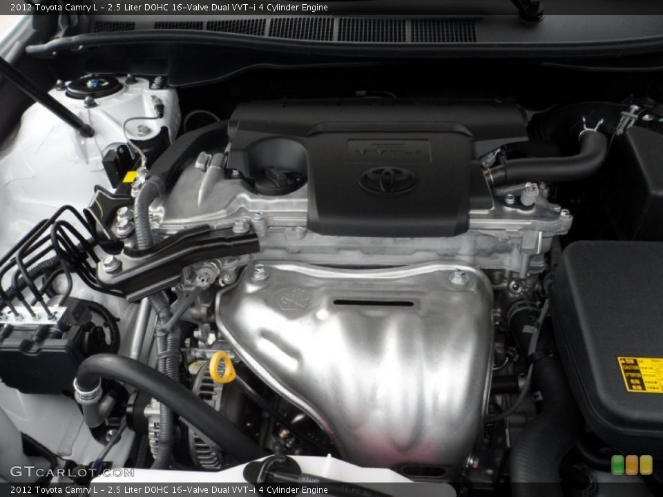 2.5 Liter DOHC 16-Valve Dual VVT-i 4 Cylinder Engine for the 2012 Toyota Camry #56522377