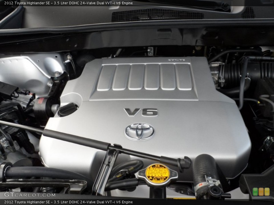 3.5 Liter DOHC 24-Valve Dual VVT-i V6 Engine for the 2012 Toyota Highlander #56523622