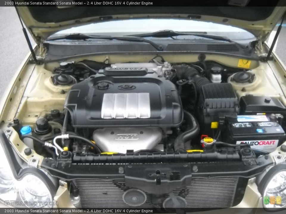 2.4 Liter DOHC 16V 4 Cylinder Engine for the 2003 Hyundai Sonata #56525524