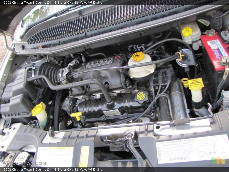 3.8 Liter OHV 12-Valve V6 Engine for the 2002 Chrysler Town & Country #56530690