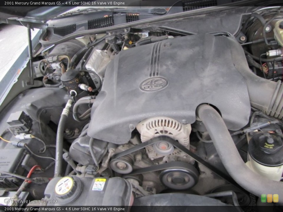 4.6 Liter SOHC 16 Valve V8 Engine for the 2001 Mercury Grand Marquis #56532091